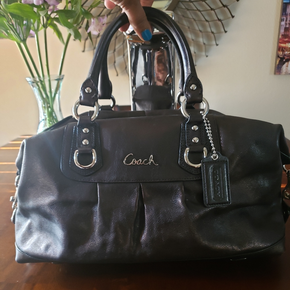 Black/Gold Coach Purse